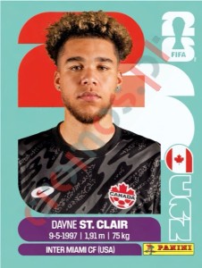 CAN2 Dayne St.Clair – FIFA World Cup 2026 Panini