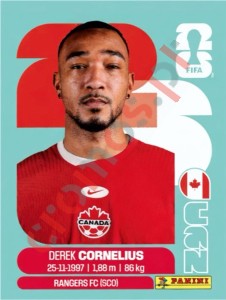CAN7 Derek Cornelius – FIFA World Cup 2026 Panini