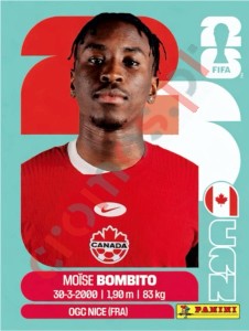 CAN8 Moïse Bombito – FIFA World Cup 2026 Panini