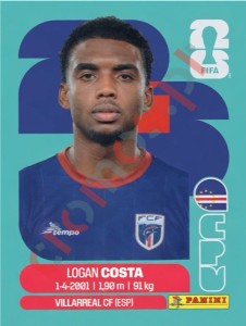 CPV3 Logan Costa – FIFA World Cup 2026 Panini