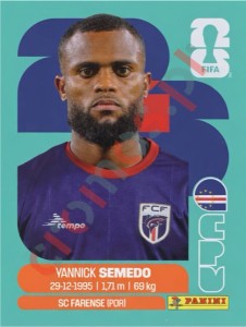 CPV9 Yannick Semedo – FIFA World Cup 2026 Panini