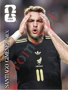 CC4-AM Santiago Giménez – FIFA World Cup 2026 Panini