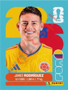 COL14 James Rodriguez – FIFA World Cup 2026 Panini