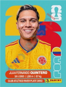 COL15 Juan Fernando Quintero – FIFA World Cup 2026 Panini