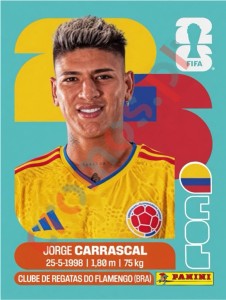 COL16 Jorge Carrascal – FIFA World Cup 2026 Panini