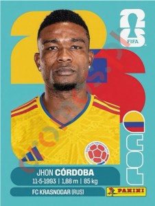 COL18 Jhon Cordova – FIFA World Cup 2026 Panini