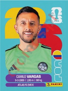 COL2 Camilo Vargas – FIFA World Cup 2026 Panini