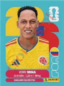 COL5 Yerry Mina – FIFA World Cup 2026 Panini