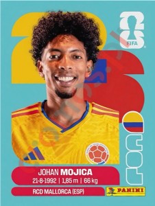 COL7 Johan Mojica – FIFA World Cup 2026 Panini
