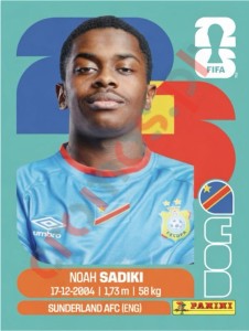 COD12 Noah Sadiki – FIFA World Cup 2026 Panini
