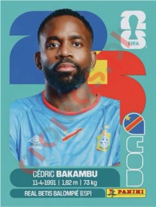 COD19 Cédric Bakambu – FIFA World Cup 2026 Panini