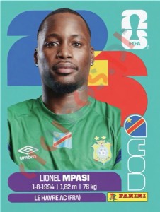 COD2 Lionel Mpasi – FIFA World Cup 2026 Panini