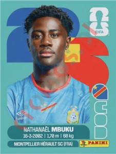 COD20 Nathanaël Mbuku – FIFA World Cup 2026 Panini