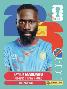 COD5 Arthur Masuaku – FIFA World Cup 2026 Panini