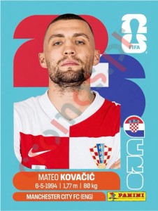 CRO10 Mateo Kovacic – FIFA World Cup 2026 Panini