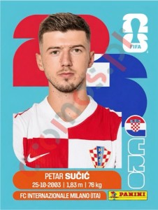 CRO15 Petar Sucic – FIFA World Cup 2026 Panini