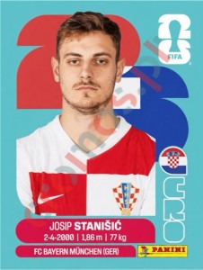 CRO5 Josip Stanišić – FIFA World Cup 2026 Panini