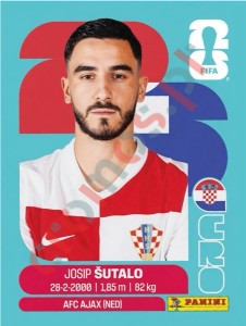 CRO7 Josip Sutalo – FIFA World Cup 2026 Panini