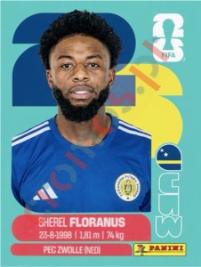 CUW4 Sherel Floranus – FIFA World Cup 2026 Panini