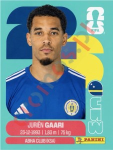 CUW5 Jurien Gaari – FIFA World Cup 2026 Panini