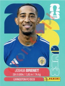 CUW6 Joshua Brenet – FIFA World Cup 2026 Panini