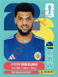 CUW7 Roshon Van Eijma – FIFA World Cup 2026 Panini
