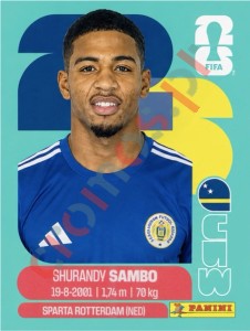 CUW8 Shurandy Sambo – FIFA World Cup 2026 Panini
