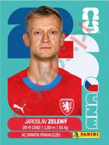 CZE6 Jaroslav Zeleny – FIFA World Cup 2026 Panini