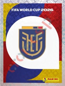 ECU1 Emblem – FIFA World Cup 2026 Panini
