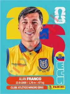 ECU10 Alan Franco – FIFA World Cup 2026 Panini