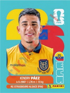 ECU11 Kendry Paez – FIFA World Cup 2026 Panini