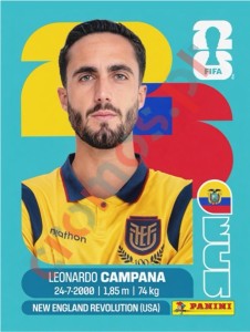 ECU15 Leonardo Campana – FIFA World Cup 2026 Panini