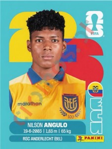 ECU17 Nilson Angulo – FIFA World Cup 2026 Panini