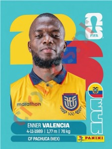 ECU20 Enner Valencia – FIFA World Cup 2026 Panini