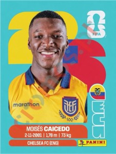 ECU9 Moises Caicedo – FIFA World Cup 2026 Panini