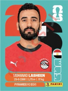 EGY14 Mohamed Lasheen – FIFA World Cup 2026 Panini