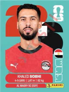 EGY6 Khaled Sobhi – FIFA World Cup 2026 Panini