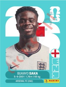 ENG17 Bukayo Saka – FIFA World Cup 2026 Panini