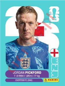 ENG2 Jordan Pickford – FIFA World Cup 2026 Panini