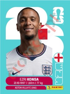 ENG5 Ezri Konsa – FIFA World Cup 2026 Panini