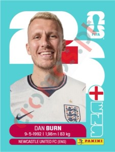 ENG8 Dan Burn – FIFA World Cup 2026 Panini