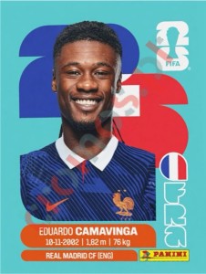 FRA10 Eduardo Camavinga – FIFA World Cup 2026 Panini