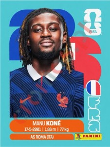 FRA11 Manu Kone – FIFA World Cup 2026 Panini