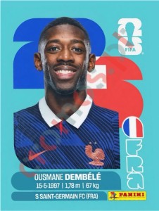 FRA15 Ousmane Dembele – FIFA World Cup 2026 Panini