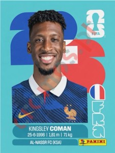 FRA18 Kingsley Coman – FIFA World Cup 2026 Panini
