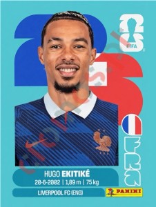 FRA19 Hugo Ekitike – FIFA World Cup 2026 Panini