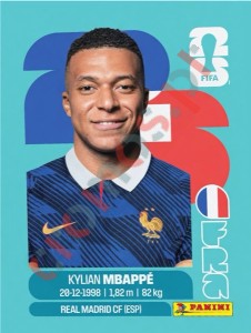 FRA20 Kylian Mbappe – FIFA World Cup 2026 Panini