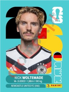 GER20 Nick Woltemade – FIFA World Cup 2026 Panini