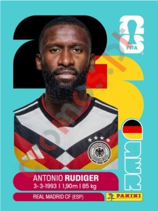 GER6 Antonio Rüdiger – FIFA World Cup 2026 Panini