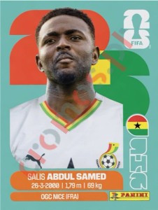 GHA11 Salis Abdul Samed – FIFA World Cup 2026 Panini